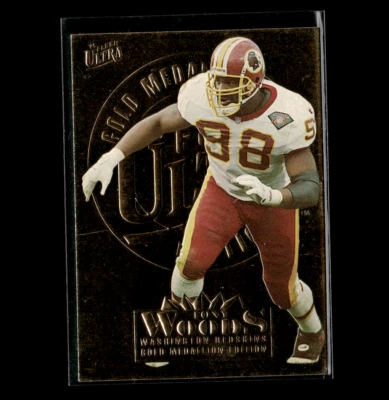 1995 Fleer Ultra - Tony Woods #345 Gold Medallion - Image 1 of 2