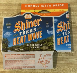 Shiner Heat Wave Beer Carton - Picture 1 of 3