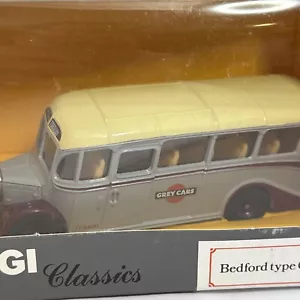 Corgi Diecast Model Bus C949/4 Bedford Type OB Coach Grey Cars - Picture 1 of 6