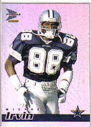 1999 Pacific Prisms Football Card #40 Michael Irvin