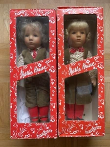 Käthe Kruse Puppenpaar Daniel & Fanny 35cm , aus dem Jahre 1981/1982 - Bild 1 von 16