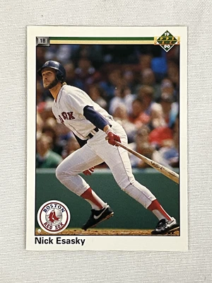 1990 Upper Deck Baseball Card #463 Nick Esasky Boston Red Sox - Image 1 of 2