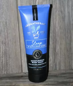 Bath & Body Works Aromatherapie SCHLAFLAVENDEL + ZEDERNHOLZ feuchtigkeitsspendendes Duschgel - Bild 1 von 2