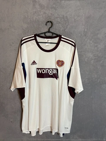 Heart Of Midlothian Jersey Away football shirt 2013 - 2014 White Adidas Mens 3XL Cover