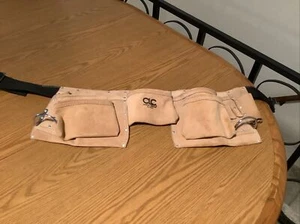 ClLC 12 Pocket Suede Carpenter’s Work Belt 1427X. - Picture 1 of 3