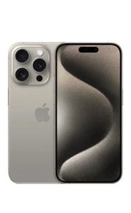 Apple iPhone 15 Pro A2848 GREATCALL GCI 256GB Natural Titanium EXCELLENT - Picture 1 of 4