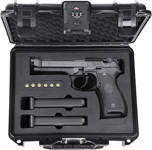 TSA Aapproved Firearm Travel Case for Beretta 92FS, Waterproof Gun Cases for Han - Picture 1 of 12