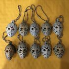10 Piece Friday The 13th Jason Voorhees Mask Keychain Figure Loose Toy