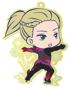 Gummi Pin Anstecker Riemen Zubehör Yuri on Ice Anime Yuri Plisetsky Yurio - Bild 1 von 4