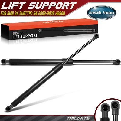 2x Soportes de elevación de portón trasero amortiguadores puntales para Audi A4 Quattro 02-07 S4 Foto 1 de 4