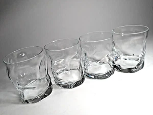 4 Bormioli Rocco Sorgente Double Whisky Gläser geriffelte Wasserbecher 420ml euc - Bild 1 von 12