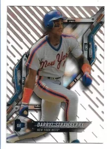 Darryl Strawberry 2018 Topps High Tek Pattern 1 Diagonals #HT-DST New York Mets - Imagen 1 de 2