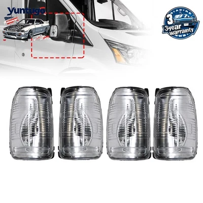2Pair Side Mirror Turn Signal Light For Ford Transit 150 250 350HD 2015-21 LH+RH - Imagem 1 de 4