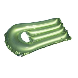 Piscina inflable flotador Party Central verde metálico Surf Rider edades 4 hasta 30 pulgadas - Imagen 1 de 5
