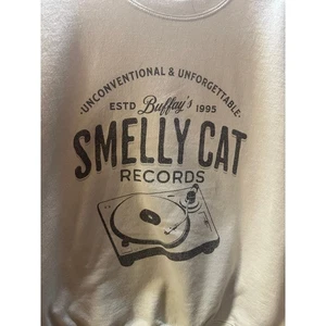 "Sudadera Smelly Cat Records - Friends TV Show - Talla grande - Beige - P2P 24,5""" - Imagen 1 de 6