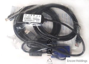 Usb/vga Kvm Adapter - Contains 1x 9f3c7 / 1x 12ft Cat5 Cable / 1x 7ft Cat5 2NMYW - Picture 1 of 1