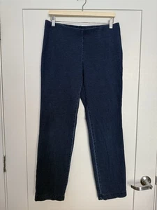 Pure Jill Indigo Denim Leggings Womens Sz S Slim Leg Pull On Blue Stretch - Picture 1 of 10