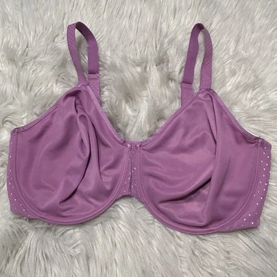 Sujetador Wacoal 40DDD rosa atractivo trasero minimizador 857303 cierre trasero con aros Foto 1 de 4