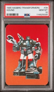 1985 Hasbro Transformers Hound #39 PSA 10 Gem Mint Population 18 - Picture 1 of 2
