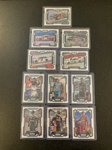(11) 2024 Prizm Nascar WHITE SPARKLE SP SSP Lot w/ Harvick Elliott Heim - Picture 1 of 6