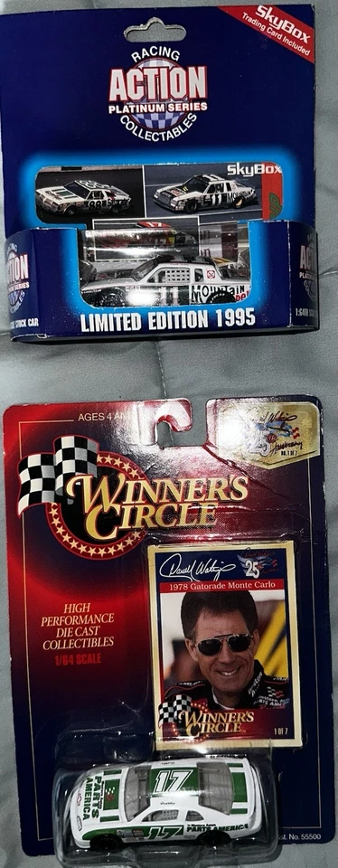 Darrell Waltrip #17, #11 Hasbro Winners Circle y Action Racing Coleccionable 1:64 Foto 1 de 4