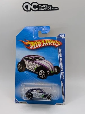 Volkswagen Beetle 2009 Hot Wheels Heat Fleet 5/10 personalizado púrpura 121/190 Foto 1 de 2