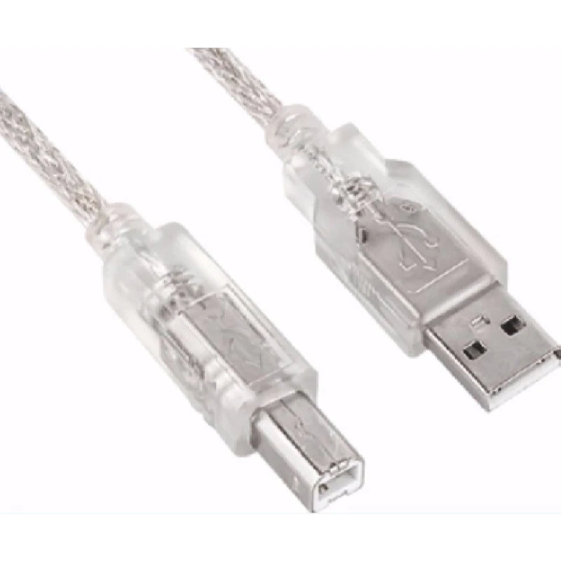 Astrotek USB 2.0 Cable 5m - Type A Male to Type B Male Transparent Colour - image 1 of 1