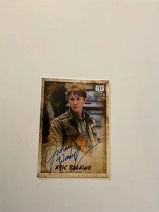 2018 Walking Dead Season 8 Part 1 Auto Autograph Woods as Eric BASE - Picture 1 of 2