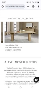Nick Scali Natami Dining Table - Picture 1 of 4