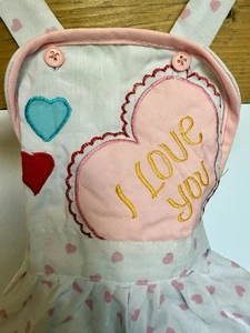 Vintage Mon Petit I Love You Heart Bubble Romper- Size 12-18m- NWT - Picture 1 of 7