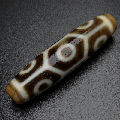 Colgante collar amuleto cuentas tótem 9 ojos ágata budismo tibetano puro g1655 Foto 1 de 4