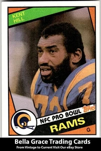 1984 Topps Kent Hill #284 Los Angeles Rams NFL Football - Picture 1 of 2