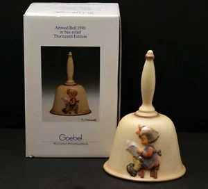 Hummel Goebel 1990 Annual Bell Bas-Relief Thirteenth Edition. What's New? - Picture 1 of 7