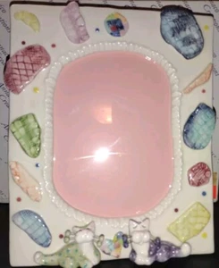 Vintage Whimsiclay Kitty 5x7 Picture Frame New Open Box - Picture 1 of 10