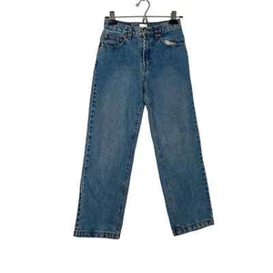 Lucky Brand Latzhosen Stil 181 Größe 12 entspannte Passform niedrig Rise Vintage Wash - Bild 1 von 7