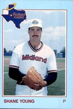1988 Midland Angels Grand Slam #5 Shane Young Memphis Tennessee TN Baseball Card