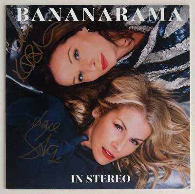 BANANARAMA * IN STEREO * LIMITED SIGNED CLEAR VINYL LP * OOP! * STUFF LIKE THAT - Image 1 of 4