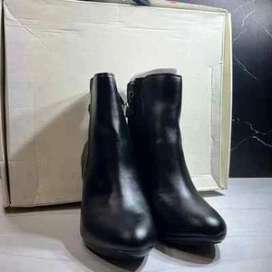 Anne Klein Womens stoke Ankle Bootie Black sz 6m - Picture 1 of 9