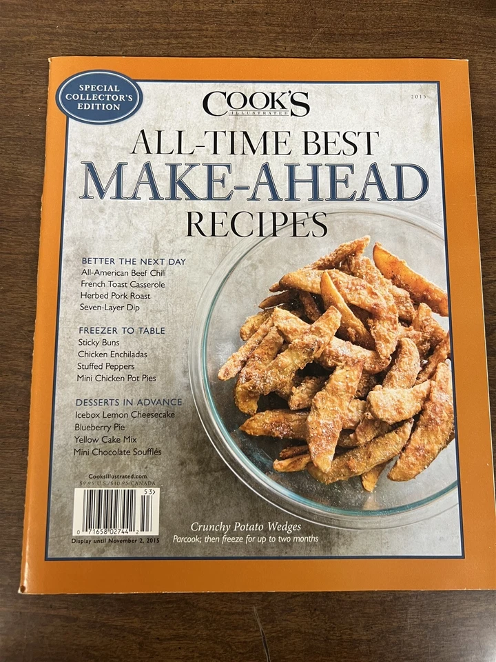 November, 2015 Cook's All-Time Best Make-Ahead Recipes Magazine  - Image 1 of 1