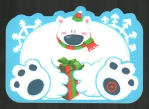 TARGET Polar Bear ( 2008 ) Die-Cut Gift Card ( $0 ) - Picture 1 of 1
