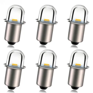6X 18V P13.5S White LED Flashlight Bulbs for For RYOBI ONE+ XPR18 P700 P703 P704 - Picture 1 of 8
