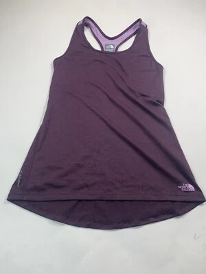 Camisa sin mangas North Face para mujer mangas XS espalda deportiva FlashDry púrpura Foto 1 de 4