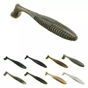 13 Fishing Pleasure Shad pesce in gomma 11,4 cm esca in gomma persico persico persico nero - Foto 1 di 9