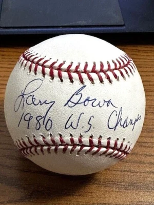 ¡BÉISBOL OML AUTOGRAFIADO FIRMADO POR LARRY BOWA!  Filis, Cachorros!  1980 WSC! Foto 1 de 2