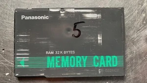 Panasonic RAM 32K BYTES Speicherkarte - Bild 1 von 2