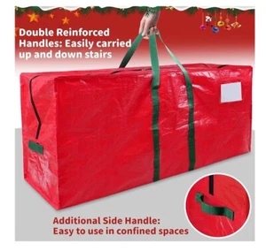 Christmas Tree Storage Bag, Fits Up to 9 ft. 65x15x30" Dual Zipper Waterproof - Picture 1 of 4