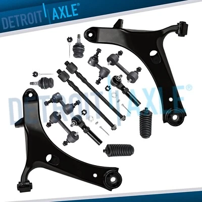 Front Rear Sway Bars Control Arms Ball Joints Tie Rods for Subaru Legacy Outback - Image 1 of 4