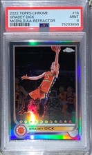 2022 Topps Chrome McDonald's All-American Gradey Dick RC #16 Refractor PSA 9