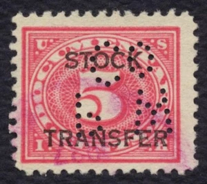 #RD4 5c Stock Transfer, Used [3] **ANY 5=FREE SHIPPING** - Picture 1 of 1