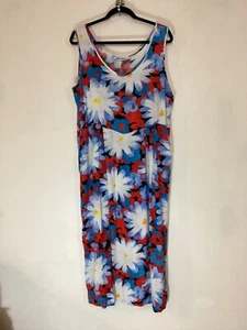 Jams World “Vintage Daisy” Floral Dress Made in Hawaii (XL) - Picture 1 of 3